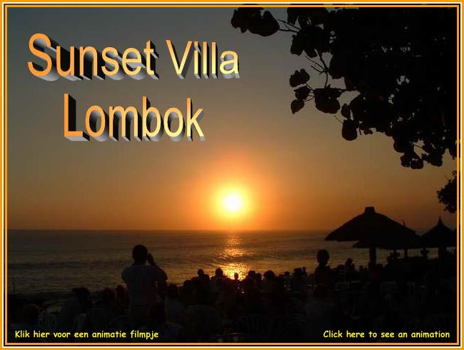 Sunset on Lombok Indonesia